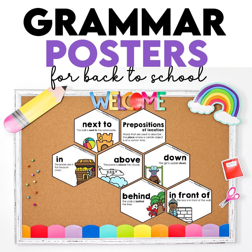 Why Every ESL Classroom Needs Grammar Reference Posters - Hot Chocolate Teachables
