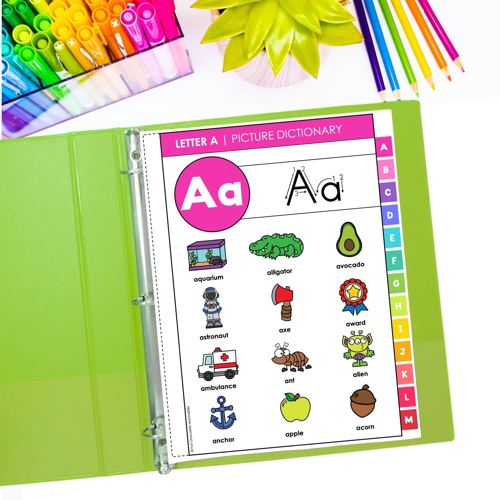 Alphabet - Hot Chocolate Teachables