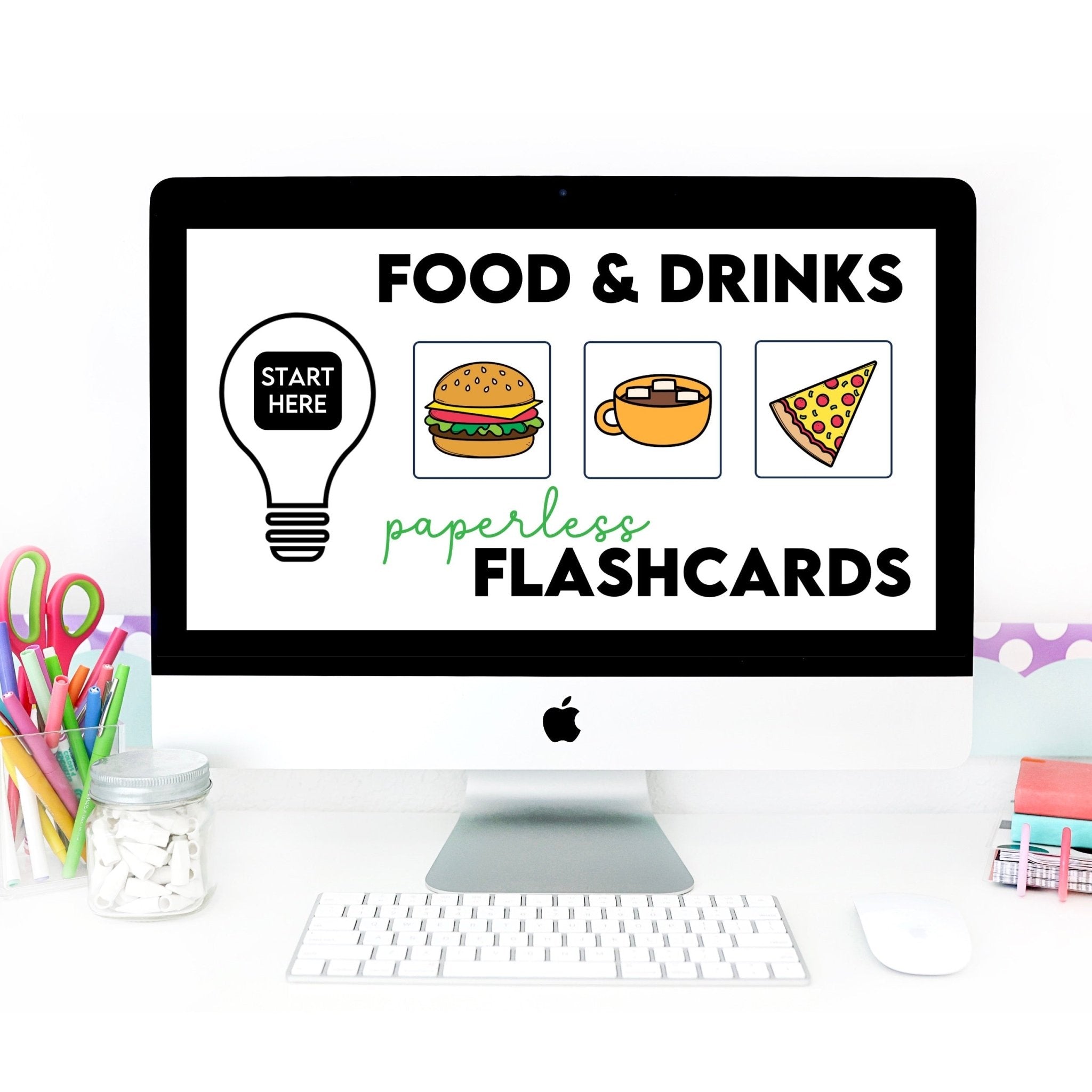 Digital Flashcards - Hot Chocolate Teachables