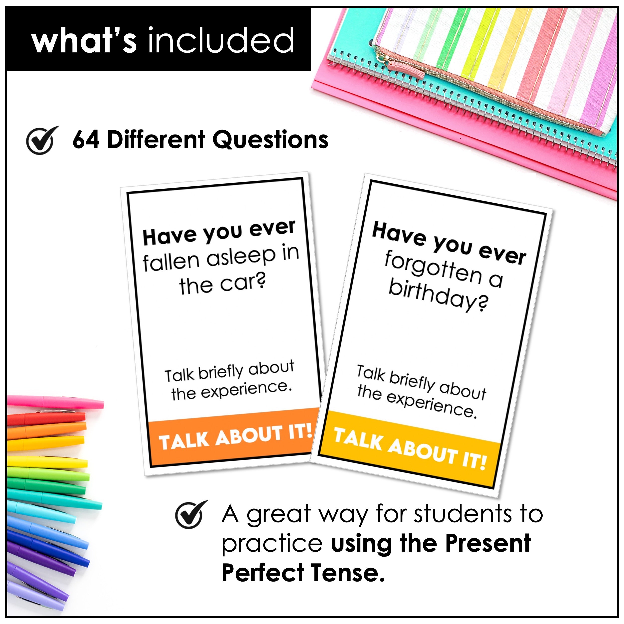 Have you ever? Present Perfect Conversation Questions - Speaking Skills Activity