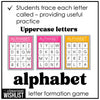 Alphabet Letter Formation Bingo Game | Practice Lowercase Letters - Hot Chocolate Teachables