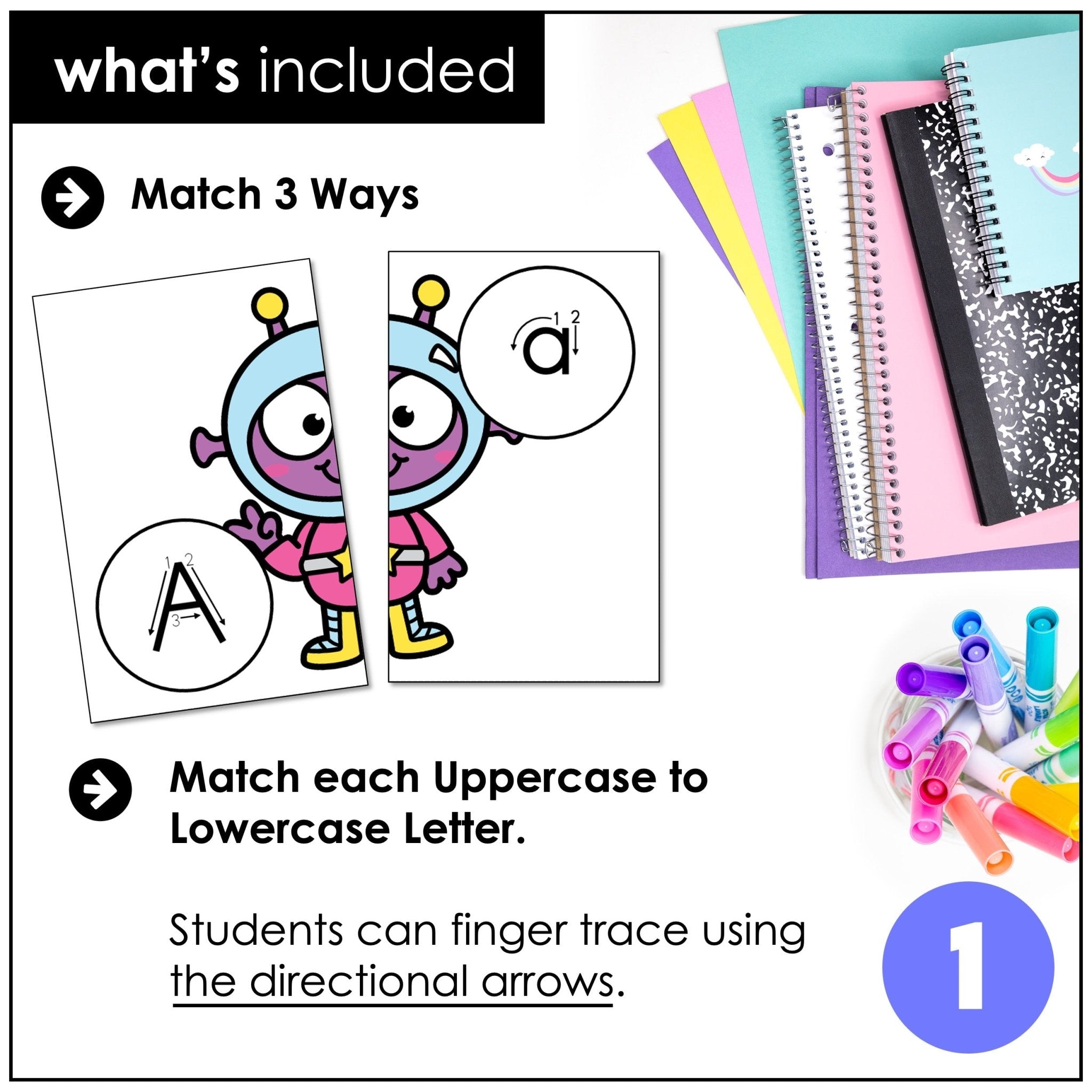 Alphabet Letter Formation Puzzles – Uppercase & Lowercase Letter Matching Cards - Hot Chocolate Teachables