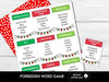 Christmas Forbidden Word Game | Holiday Guess The Word Game | Printable Christmas Party Games | Family Christmas Game, Kids & Adults - Hot Chocolate Teachables