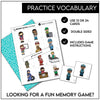 Community Helpers Memory Game | Job Vocabulary Picture Match Cards - Hot Chocolate Teachables