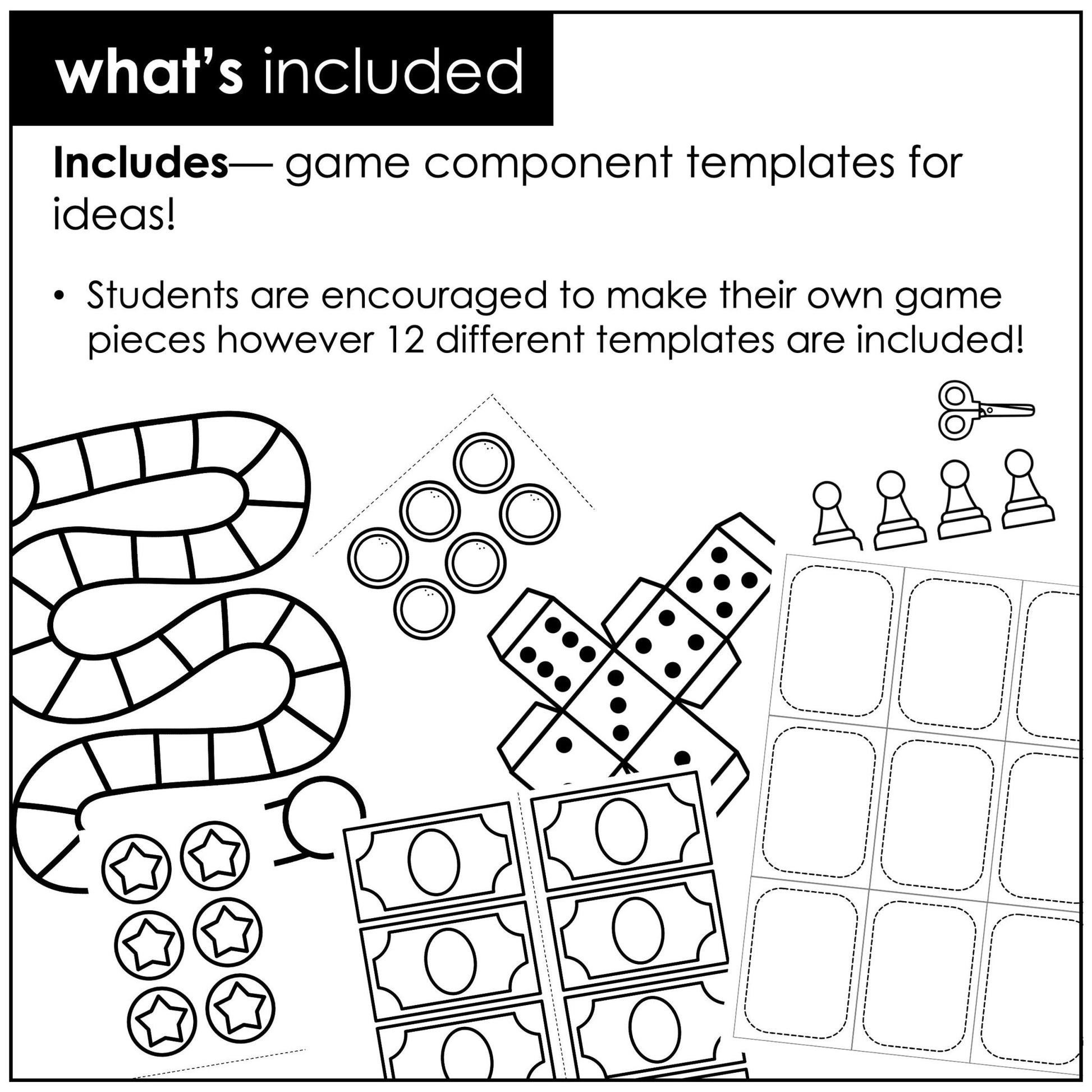Create Your Own Educational Board Game – ESL Project - Based Learning Kit (PBL) - Hot Chocolate Teachables