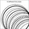 Cutting Lines Circle Templates with Scissors - 16 Dot and Dash Line Styles - Hot Chocolate Teachables