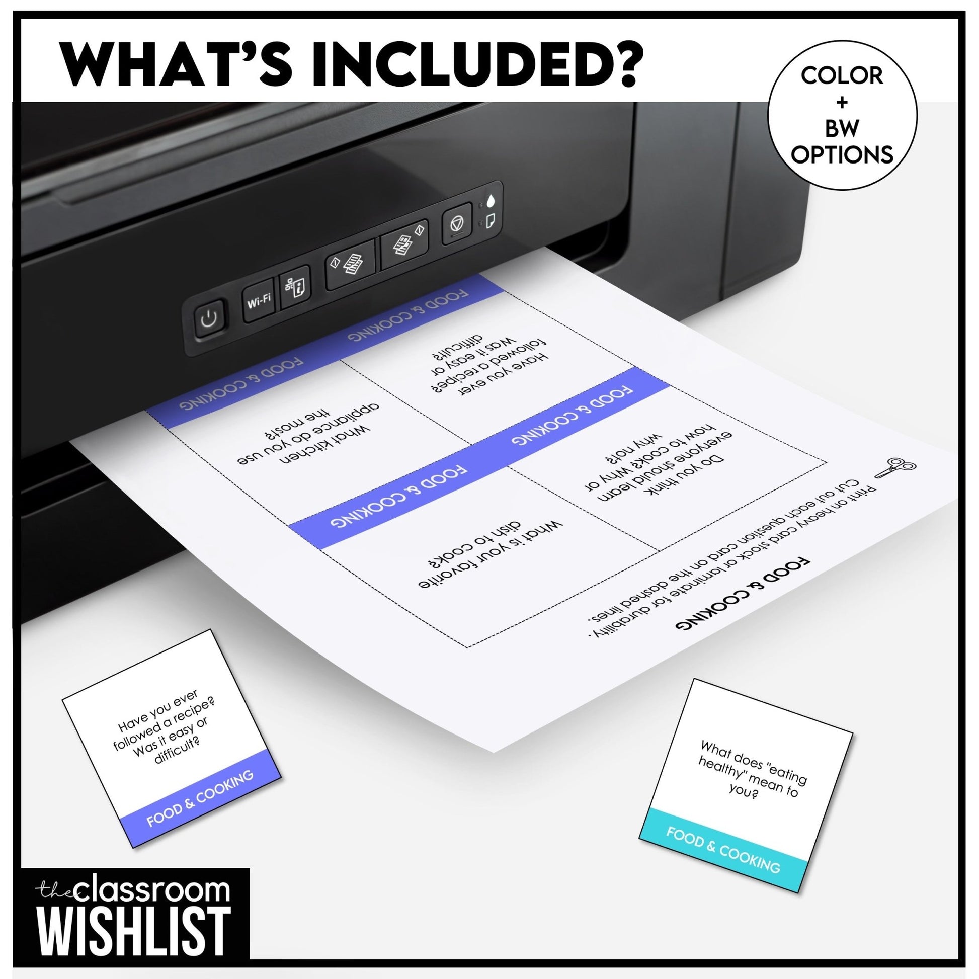 English Conversation Questions: Food & Cooking | ESL & EFL Speaking Activity - Hot Chocolate Teachables