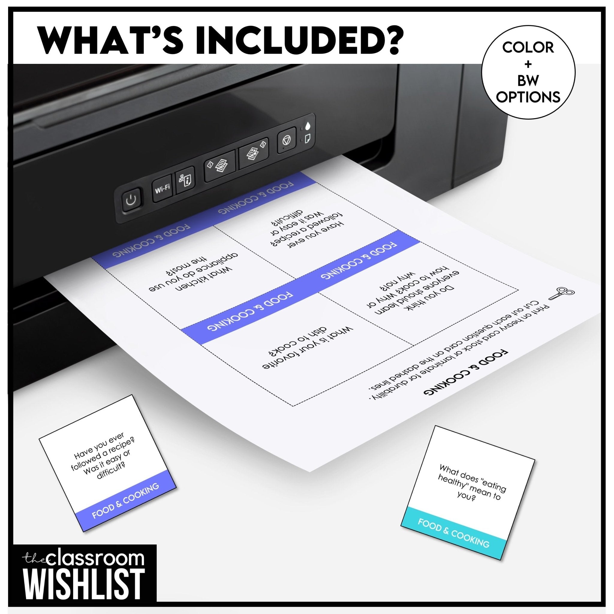English Conversation Questions: Food & Cooking | ESL & EFL Speaking Activity - Hot Chocolate Teachables