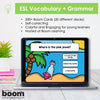 ESL Beginner - Elementary Grammar Basic Concepts Boom Card™ Bundle - Hot Chocolate Teachables