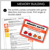 Fall Memory Game | Picture Cards | Autumn Vocabulary Matching Activity - Hot Chocolate Teachables