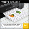 Fruit Vocabulary CLIP CARD activity task cards for ELL - ESL - EFL - Hot Chocolate Teachables