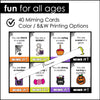 Halloween Charades | Miming Game Cards for Kids - Action Verbs & Costumes - Hot Chocolate Teachables