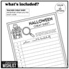 Halloween Vocabulary Scavenger Hunt - Classroom Party Game with Clues - Hot Chocolate Teachables