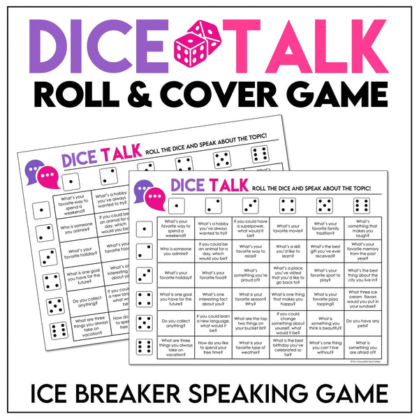 Icebreakers | Conversation Starter Game | Getting To Know You - Hot Chocolate Teachables