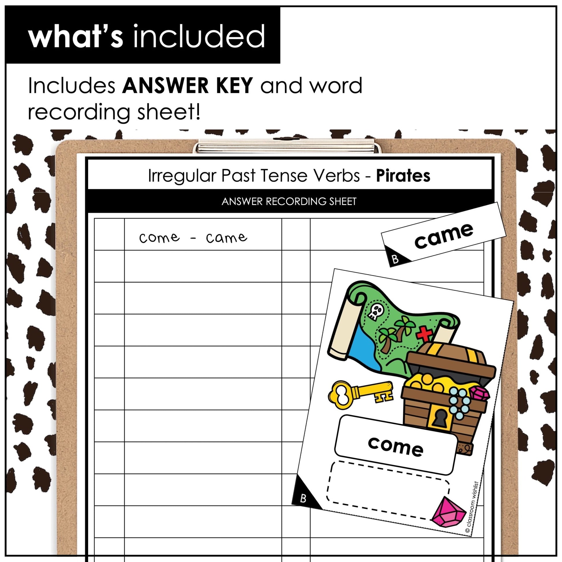 Irregular Past Tense Verb Matching Game – Past Simple Activity for 2nd Grade & ESL - Hot Chocolate Teachables