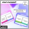 Past Simple Irregular Verb Conversation Cards | 60 Open - Ended Speaking Questions - Hot Chocolate Teachables