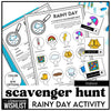 Rainy Day Indoor Class Scavenger Hunt - Object Search Game with Clues - Hot Chocolate Teachables