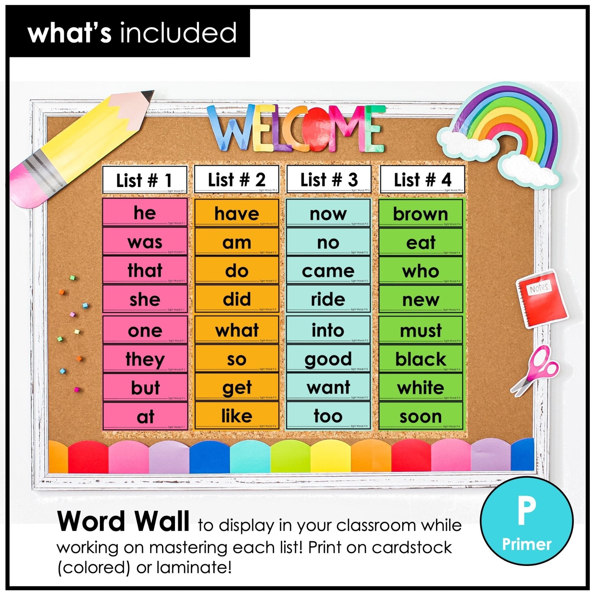 Sight Word Progress Assessment | Dolch Primer List | Progress Reports +Word wall - Hot Chocolate Teachables