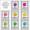 St. Patrick's Day Day Postage Stamps | Lucky Shamrock Clipart | Shamrock Stamps - Hot Chocolate Teachables