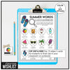 Summer Vocabulary Class Scavenger Hunt Game - Search for Objects w/ clues - Hot Chocolate Teachables