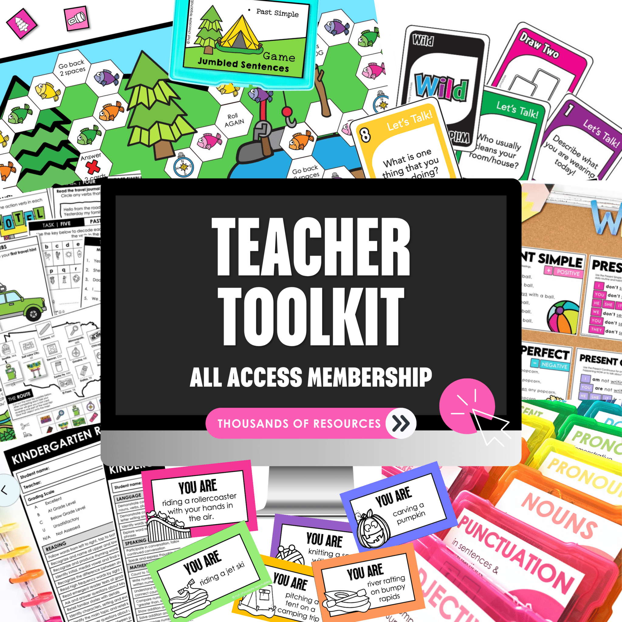 Teacher Toolkit Membership - Annual Access to Thousands of Resources - Hot Chocolate Teachables