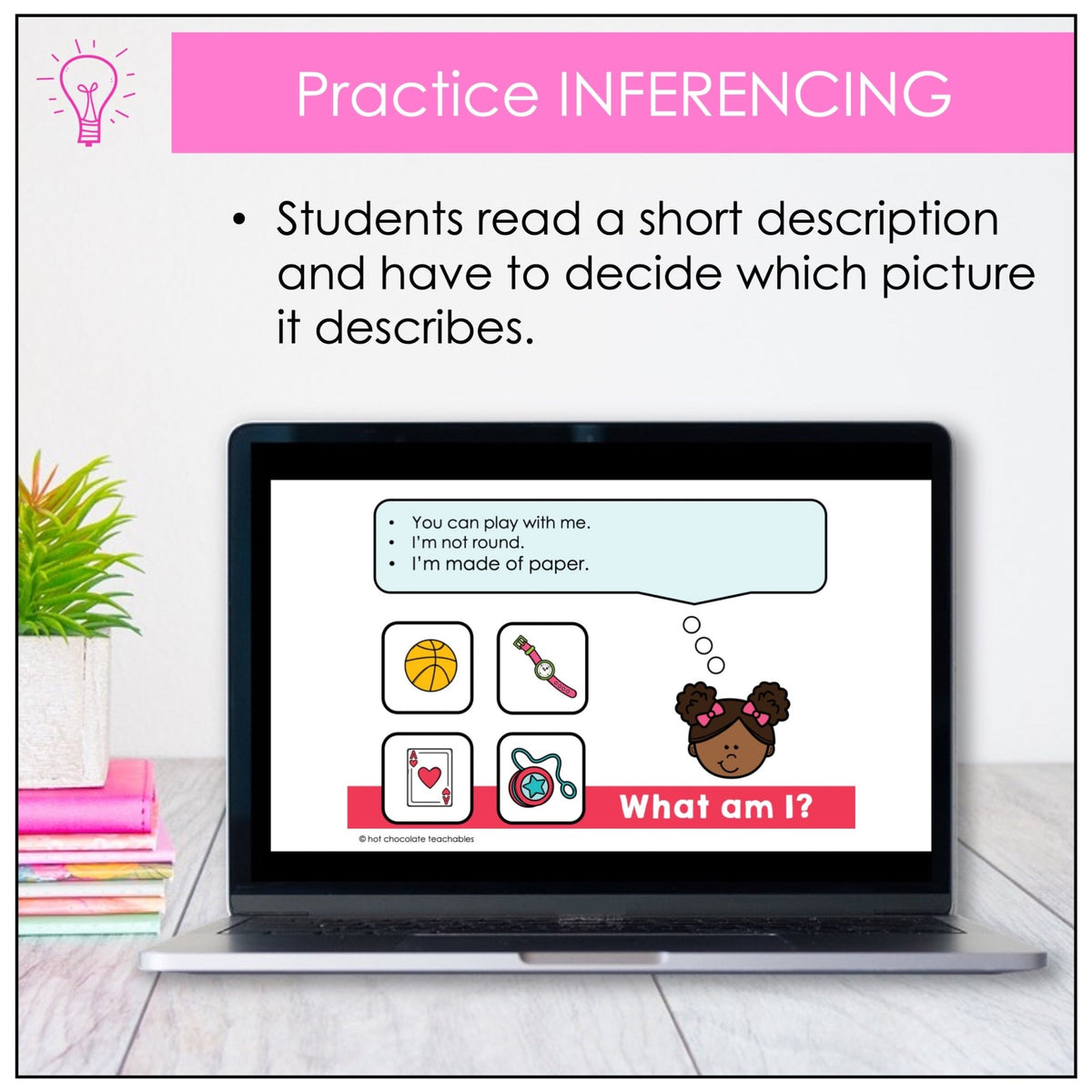 What Am I? Guessing Games Bundle – ESL Vocabulary & Inferencing - Hot Chocolate Teachables