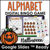 Alphabet Letters Bingo Bundle : Digital & Print - Halloween Theme Game Boards - Hot Chocolate Teachables