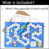 Antonyms : Opposite Word Pairs Board Game - Vocabulary Building - Hot Chocolate Teachables