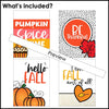 Autumn Posters | Fun Fall Classroom Decor - Printable Quote Bulletin Board - Hot Chocolate Teachables