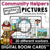 Community Helpers Mystery Picture - Boom Cards - Hot Chocolate Teachables