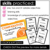 Comparative and Superlative Adjectives: I have, Who Has? Card Game - Hot Chocolate Teachables