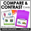 Compare and Contrast - ESL Speaking Cards - Finding Similarities & Differences - Hot Chocolate Teachables