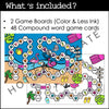 Compound Words Game - Combining Two Words Vocabulary Board Game - Hot Chocolate Teachables