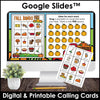 Fall Theme Vocabulary Bingo Game - Print & Digital BUNDLE - Hot Chocolate Teachables