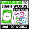 Fry's First 300 Sight Words - Card Game Bundle for 1st - 3rd Grade - Hot Chocolate Teachables