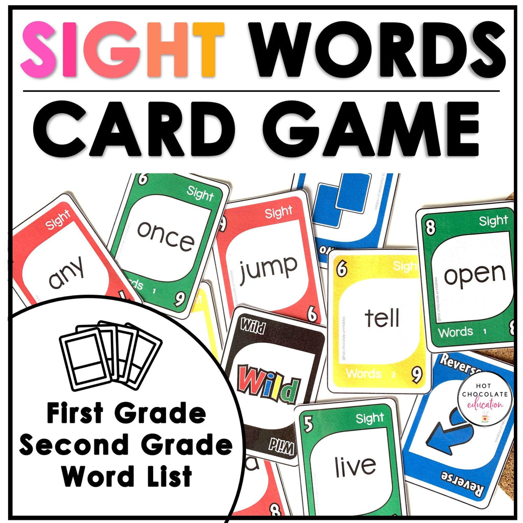 Games Bundle | Sight Words and CVC Short Vowel a-e-i-o-u - Hot Chocolate Teachables