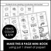 Garden Vocabulary Mini-Book | Basic Outdoor Vocabulary Picture Dictionary - Hot Chocolate Teachables