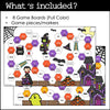 Halloween Sight Word Game Boards : Dolch Pre-Primer & Primer List - Hot Chocolate Teachables