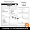 Halloween Vocabulary Flashcards : ESL Activity Cards - Flash Cards - Hot Chocolate Teachables