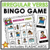 Irregular Verbs Bingo Game | Past Tense Verb Activity & Flashcards - Hot Chocolate Teachables