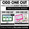 Odd One Out | Printable Speaking Cards & Digital Google Slides™ Bundle - Hot Chocolate Teachables