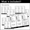 Present Tense Verb Notebook Reference + Verb Conjugation Worksheets - Hot Chocolate Teachables