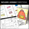 School Supplies Vocabulary Mini-Book | Classroom Vocabulary Picture Dictionary - Hot Chocolate Teachables