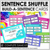 Sentence Building Activity Cards - Present Simple Build-A-Sentence Game - Hot Chocolate Teachables