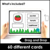 Vegetable Vocabulary BOOM CARDS™ Interactive Digital Task Cards - Hot Chocolate Teachables