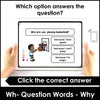 WHY: WH Question Comprehension Boom Cards : Digital Interactive Task Cards - Hot Chocolate Teachables